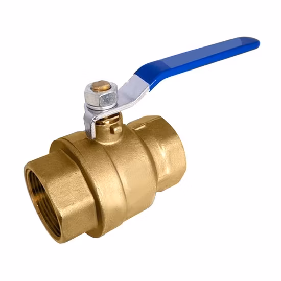 1 Zoll PTFE-Dichtung DN25 Innengewinde mit vollem Durchgang, geschmiedetes Cw617n-Messing-Wasserkugelventil